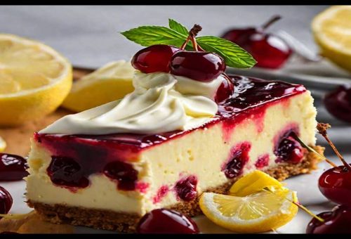 Limonlu Vişneli Cheesecake Tarifi