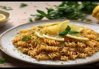 Limon Soslu Tam Buğday Makarna Tarifi