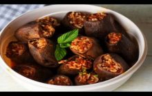 Kuru Patlıcan Dolması