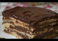 Bisküvili Pudingli Pasta Tarifi